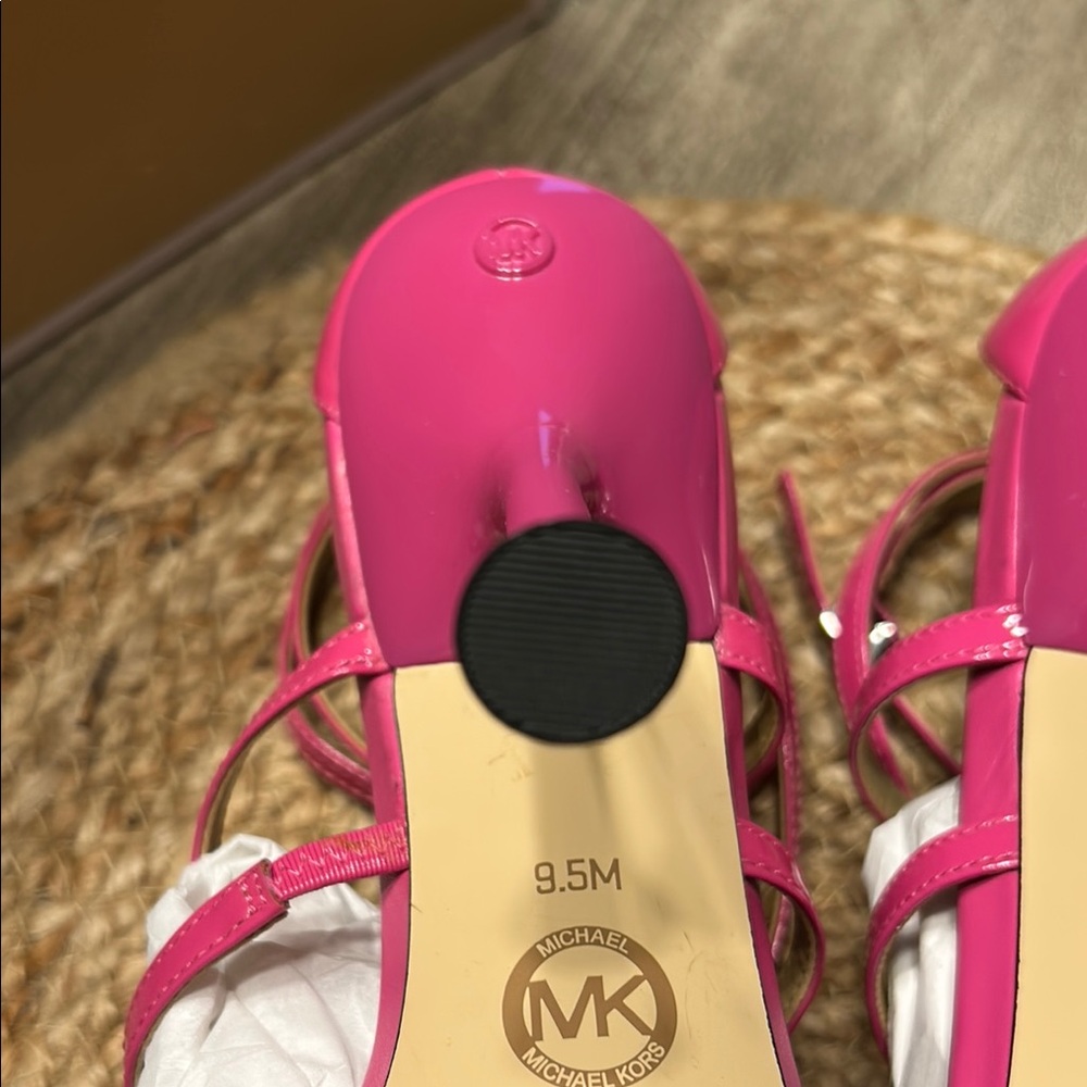Michael Kors Pink Cerise Heels - Picture 9 of 10